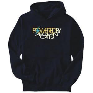 Buy Hoodie Mens Navy Blue  Powered by Aegean Cats  Cats by TopExpressions