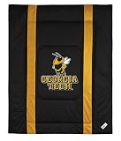 Georgia Tech Yellow Jackets ( University Of ) NCAA Sideline Twin Bed/Bedding Sports Comforter