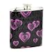 Hearts Geometric Flask in Gift Box w/ Funnel