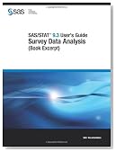 SAS/STAT 9.3 User's Guide:: Survey Data Analysis (Book Excerpt)