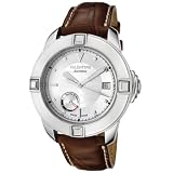 Valentino Men’s 8721196015-S117 Automatic Silver Dial Brown Alligator Watch