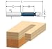 Bosch 85246 1/2 Carbide Tipped Pilot Panel Bits with Drill Through Points Single Straight Flute