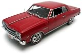 1965 Chevrolet Chevelle Malibu SS 396 in Red Diecast 1:18 Scale American Muscle Authentics by Ertl 2003
