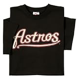 Houston Astros (ADULT XL) 100% Cotton Crewneck MLB Officially Licensed Majestic Major League Baseball Replica T-Shirt Jersey