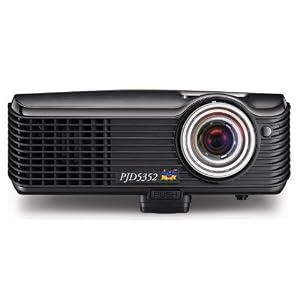 ViewSonic PJD5352 XGA Short Throw DLP Projector -120Hz/3D Ready, 2600 Lumens, 2600:1 DCR, 1.2x Optical Zoom