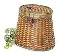 Rattan Fishing Creel Basket Wonderful Decor For Home,Fishing Themed Events
