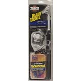 Zebco Ready Tackle Spinning Fishing Combo Medium Reel/8# Telescopic Rod