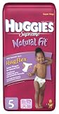 Huggies Supreme Natural Fit Diapers Step 5 Super Mega (Pack of 52)
