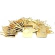 40 Gold Tote Bags Metallic Shopping Gift Displays 4.5"