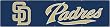 BSDP PADRES Giant 8-Foot X 2-Foot Nylon Banner Banner Flags MLB