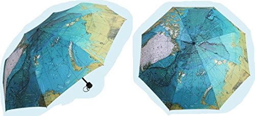 【ARINCO】 世界地図柄 インパクト大 折り畳み傘 パラソル オシャレ メンズ レディース オシャレ プレゼント にも 最適