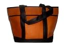 Extra 60% Off Huge Genuine Leather Tote Shoulder Bag Handbag Purse LTB_LTBROWNBLK_LG1