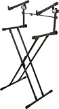 On-Stage Stands Deluxe X 2-Tier Keyboard Stand