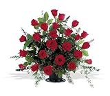 Teleflora's Blooming Red Roses Basket