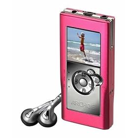 Click here to buy Archos Gmini XS100 4 GB Pocket Music Player (Pink) by Archos.