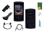 8 Items Accessory Combo Kit for Sony Walkman NWZ S540, NWZ S544 and NWZ S545 Series: Includes (Smoke) Soft Gel Thermoplastic Polyurethane TPU Skin Case Cover, LCD Screen Protector, Belt Clip, USB Wall Charger, USB Car Charger, 2in1 USB Cable, 3.5mm Auxillary Cable and Light Blue Fishbone Style Keychain