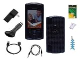 8 Items Accessory Combo Kit for Sony Walkman S Series Video MP3 Player (NWZ S540, NWZ S544 and NWZ S545): Includes (Smoke) Soft Gel Thermoplastic Polyurethane TPU Skin Case Cover, LCD Screen Protector, Belt Clip, USB Wall Charger, USB Car Charger, 2in1 US