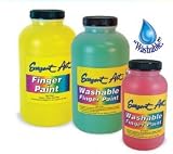 16OZ WASHABLE FINGER PAINT RED