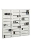 Oak Veneer Wide Triple Multimedia Case