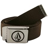 Volcom Circle Stone Brown Web Belt