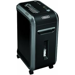Fellowes Powershred 99Ci 100% Anti-Stau Aktenvernichter 17 Blatt, schwarz/silbergrau