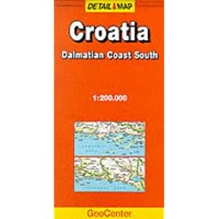 Detail Map: Croatia - Dalmatian Coast South