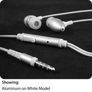 In Ear iPhone Headphones with Microphone and Play/Pause Button in Aluminum on Silver 411D9Q6Bc L In Ear iPhone Headphones with Microphone and Play/Pause Button in Aluminum on Silver