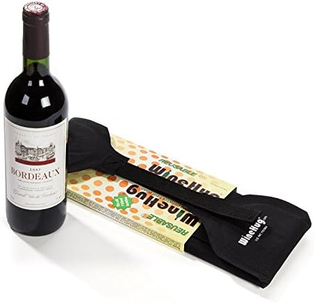 Winehug Self-inflating Protective Travel Pouch - Black