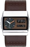 VESTAL MONTE CARLO STEEL/BROWN/D.BROWN WOODGRAIN DIAL - MCW005