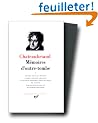 Chateaubriand : M�moires d'outre-tombe, tome 1 : livres 1 � 24