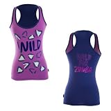 Zumba Racerback "Wild For Zumba" in Purple. Available in 5 sizes!