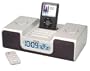iHome Clock Radio for All Generations of iPod & iPod Nano with Remote Control & 3 Interchangeable Front Panels (same as iH8) Silver - Line-in To Play All Audio Devices