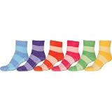 Sakkas Super Soft Anti-Slip Fuzzy Slipper Socks Value Assorted 6-Pack