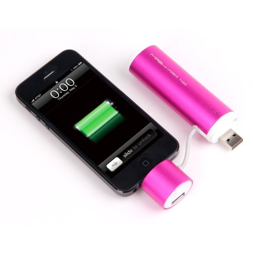 Mipow 2600-O-L Power Tube Portable Phone Charger - Pink