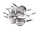 Farberware Millennium Soft Touch Stainless-Steel 12-Piece Cookware Set