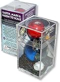 Earth, Mars, Moon To Scale Marble Box Set