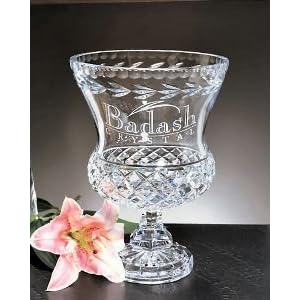 MEDIUM GARLAND TROPHY MEDIUM GARLAND CRYSTAL TROPHY BOWL by