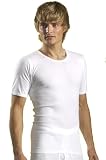 HERMKO 6800 Herren Shirt aus Modal kurzarm Hemd, 1/2-Arm Unterhemd schadstoffgeprüft nach Öko-Tex 100 direkt ab Werk, for men