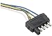 Reese Towpower 85214 5-Way Flat Connector, Trailer End - 4-foot