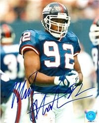 Michael Strahan autographed 8x10 Photo (New York Giants)