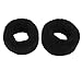 Uxcell 2 Piece Elastic Ponytail Holder Hair Tie Band, Black, 2.4 Inch, 0.04 Pound