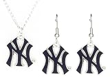 New York Yankees - MLB Earrings & Pendant Necklace Gift Set