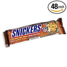 Snickers Candy Bar, 2.07-Ounce Package (Pack of 48) by Snickers