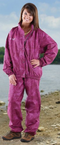 Women's Frogg Toggs Pro Act Rainsuit - Black Cherry