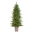 Mixed Needle Deluxe Potted Tree- 4.5'