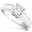 1.00ctw Princess-cut Diamond Engagement Ring in 14k Gold (HI-SI2) - Size 6