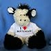 Plush Stuffed Cow (Lazy Daisy) toy with I Love Buttercup t-shirt
