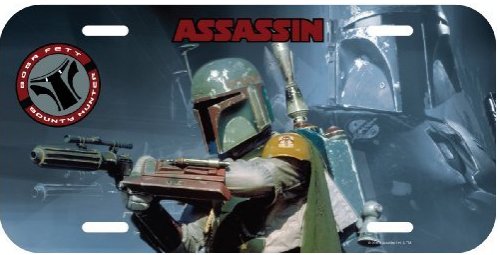  Boba Fett-Star Wars License Plate
