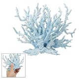 411DQI9tGsL. SL160  Baby Blue Plastic Coral Shaped Ornament Decor for Fish Tank