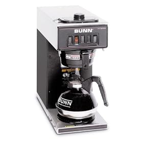 BUNN 13300.0011 Pourover Coffee Brewers with 1 Warmer VP17-1 BLACK by Bunn